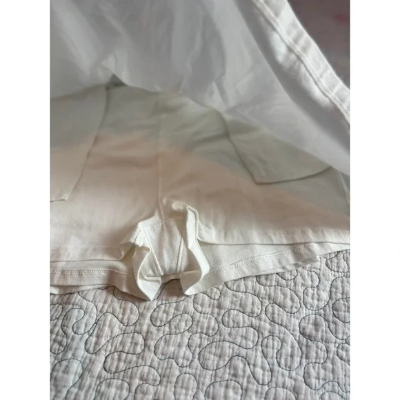 Free People FP Movement White Athletic Skort Built In Shorts XL Tennis Golf NWOT - Picture 4 of 6